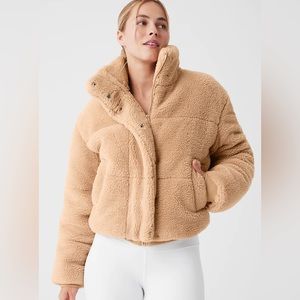 ALO yoga Sherpa Snow Angel Puffer